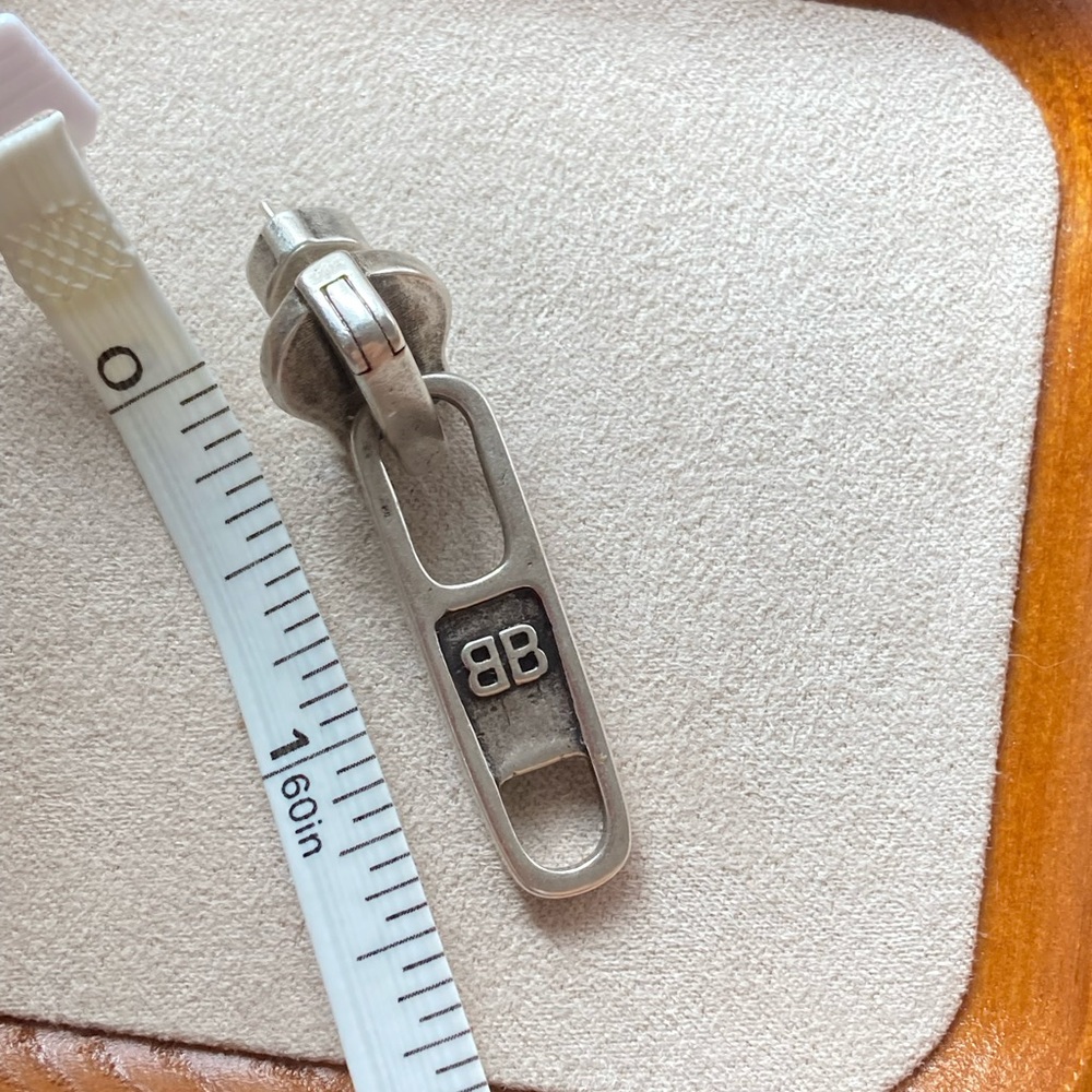 Balenciaga Silver Men's Earring - Picture 8 of 11